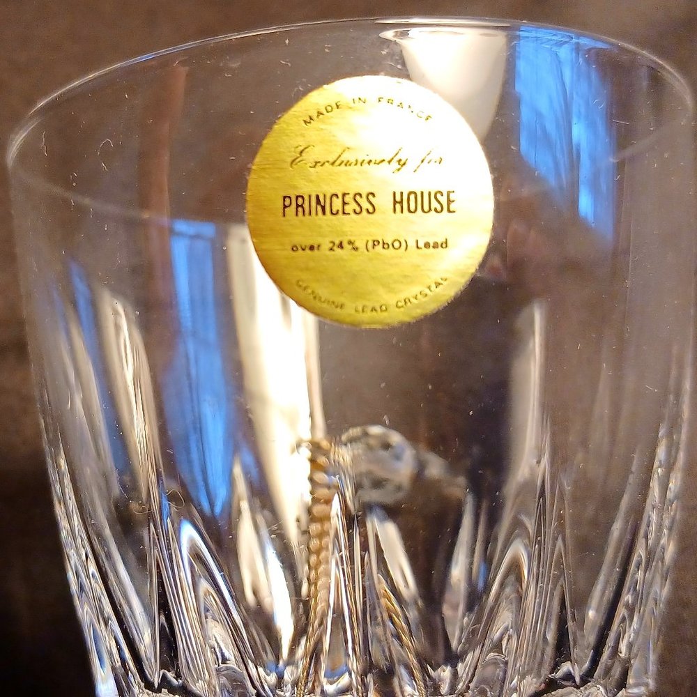 Vintage PRINCESS HOUSE Crystal Bell with Silver Plated Handle.